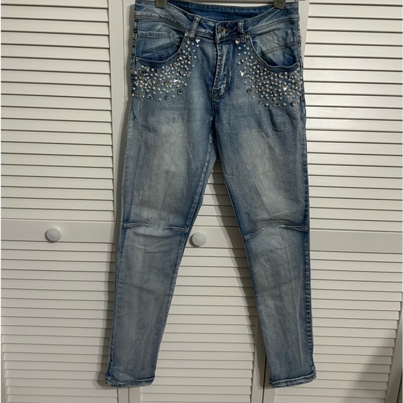 Pinokkio Gem Pearl Jeans Size Small - Picture 1 of 5